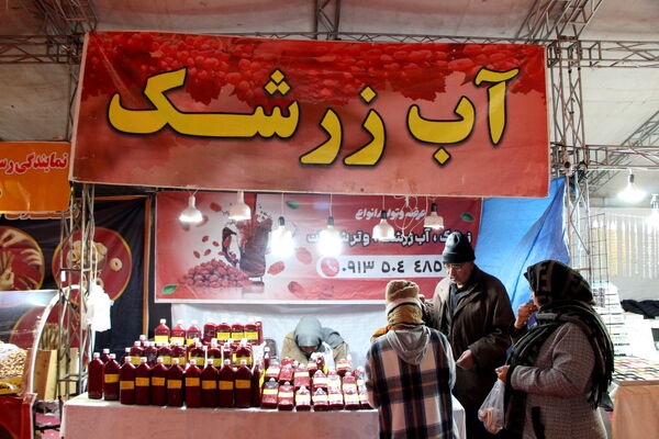 نمایشگاه شب یلدا در باغ دولت‌آباد یزد