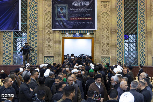 مراسم یزرگداشت شهادت رهبر انقلاب در نجف و کربلا