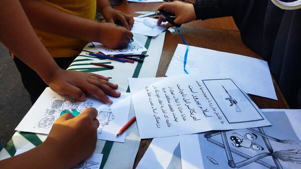جشن وحدت و ولایت با حضور پرشور دانش‌آموزان اسکو