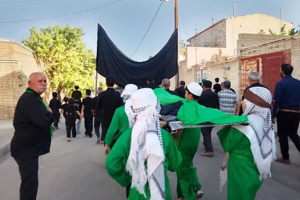 مراسم نمادین قبیله بنی اسد و ۱۳ محرم در روستای علی آباد پیشکوه