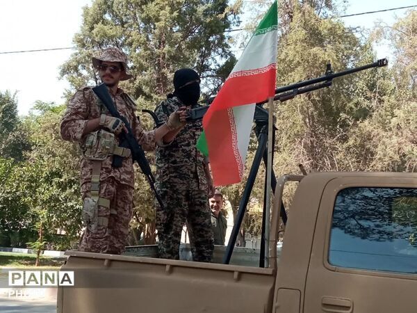 حضور مردم زرقان در رزمایش جان‌فدایان ایران