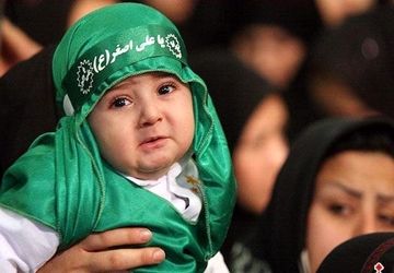 کودکان به یاد علی‌اصغر؛ نغمه محرم در فیروزآباد