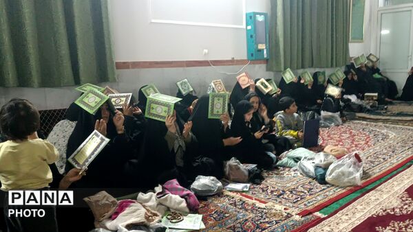 عزاداری احیای بیست و سوم در امامزاده سید محمد کاشمر
