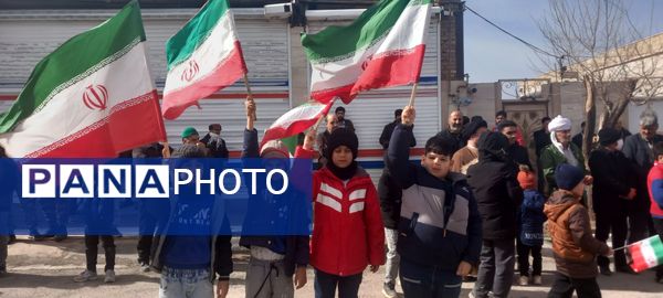 حضور پرشور مردم جلگه رخ در راهپیمایی بزرگداشت ۲۲ بهمن ماه
