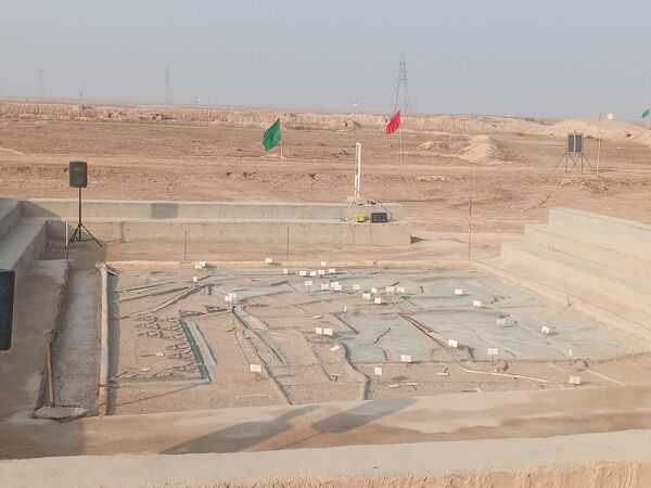 بازدید دانش آموزان خادم الشهدا از طلائیه 