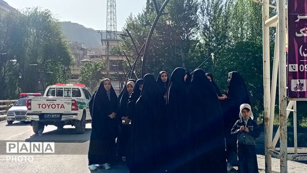 پیادروی خانوادگی در روستای مارکده سامان