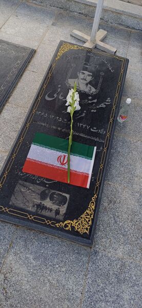 آیین عطر افشانی گلزار شهدای شوراب صغیر در هفته دفاع مقدس 