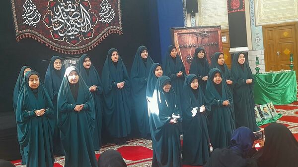 مراسم شهادت حضرت فاطمه در مسجد امام باقر(ع)