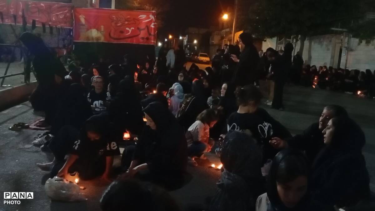 مراسم شام غریبان در نظرآباد 
