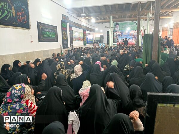 مراسم شهادت امام جعفر صادق(ع) در روستای تنگه علیا