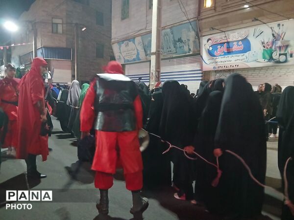 کاروان نمادین اُسرای کربلا در زیبادشت فردیس 