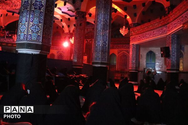 اجتماع عزاداران رهبر انقلاب در مسجد جامع شهرستان کوهبنان