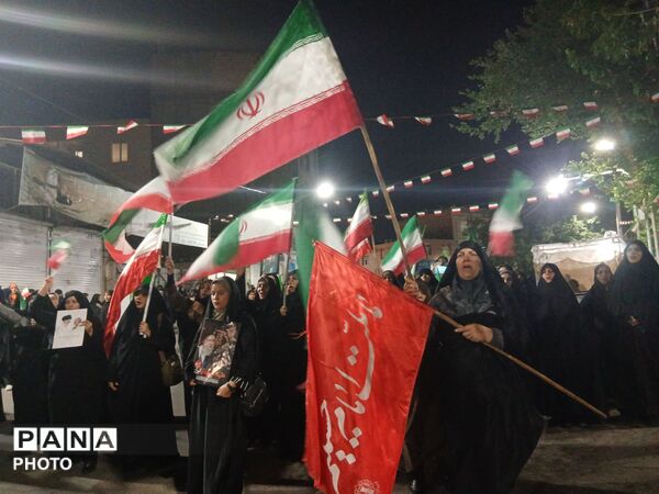 نود و دومین شب ایستادگی مردم زیبادشت در بیعت با آرمان‌های انقلاب