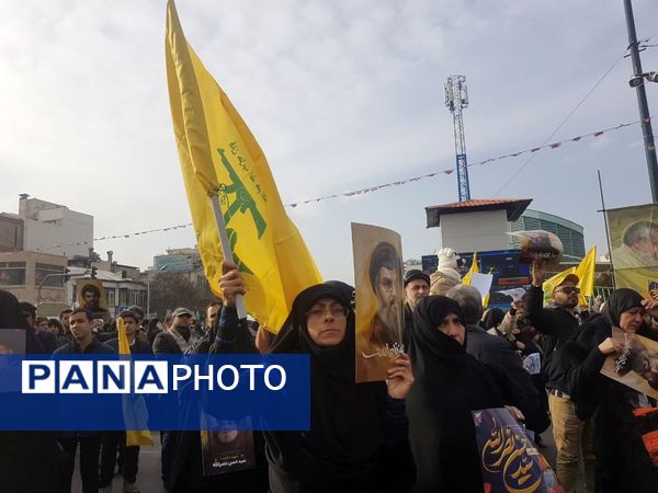 تشییع نمادین شهدای مقاومت درمشهد