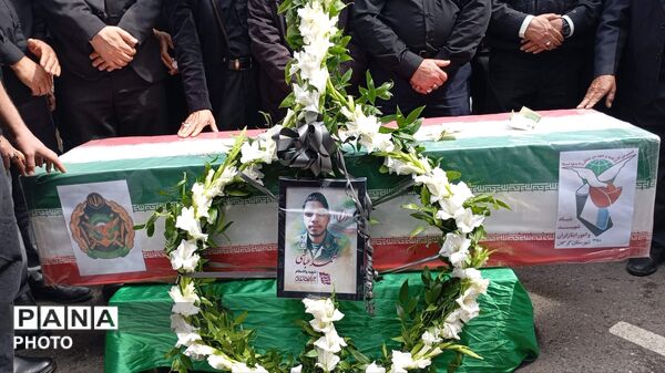 تشیع پیکر شهید محمد عباسی در گرگان