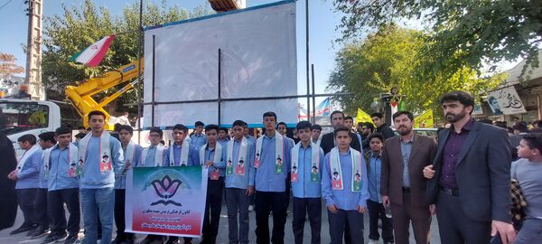 راهپیمایی روز ۱۳ آبان در شهرستان سملقان