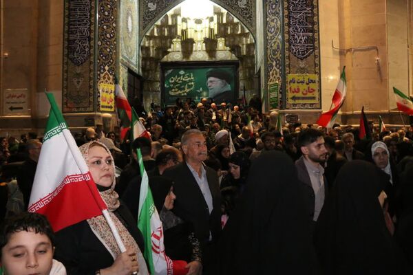 راهپیمایی شب پنجاهم مردم غیور محمدشهر کرج