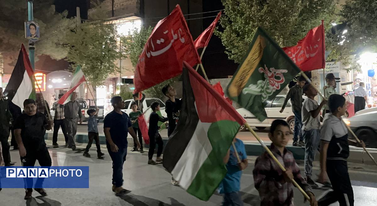 تجمع مردمی در پی حمایت از مردم غزه و لبنان