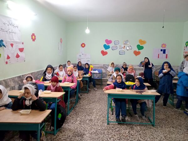 مراسم عزاداری ایام فاطمیه در مدرسه شهید خاقانی شیروان