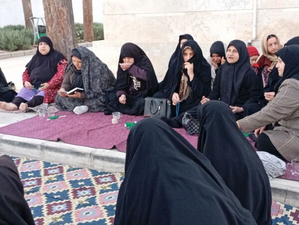 برگزاری ختم صلوات در پارک بانوان قائم شهرستان کاشمر