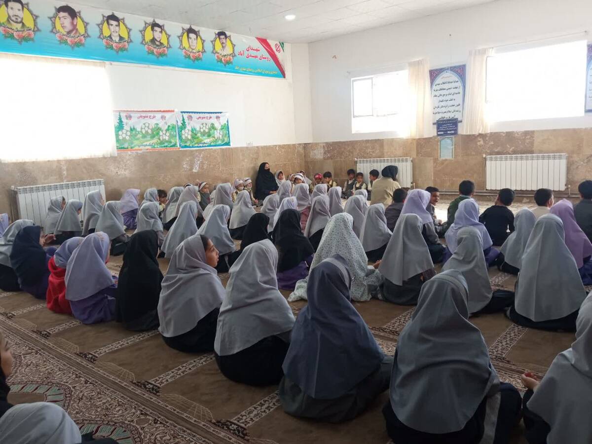 سوگواری شهادت حضرت زهرا س در مدرسه تکتم خلیل آباد 