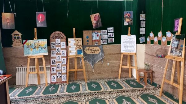 حضور خدام افتخاری مسجد جمکران در هنرستان نمونه میرجلیلی