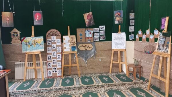 حضور خدام افتخاری مسجد جمکران در هنرستان نمونه میرجلیلی