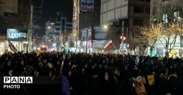 هجدهمین تجمع خون‌خواهی مردم فردیس از رهبر شهیدشان 