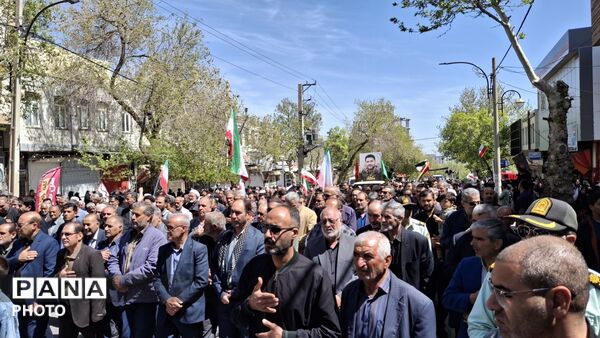 مراسم تشییع پیکر پاک سرهنگ پاسدار شهید حمید محمدی