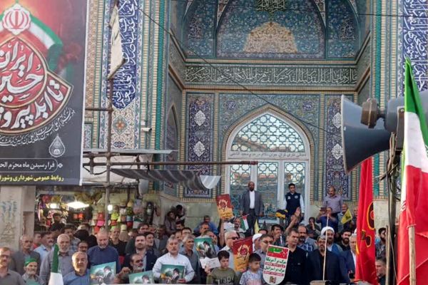 جشن بزرگ پیروزی رزمندگان اسلام در نبرد علیه رژیم صهیونیستی و آمریکای جنایتکار در شهرستان قروه