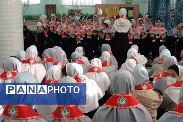 جشن نیمه شعبان در دبستان شهید آقچه‌‍‌لو رباط‌کریم