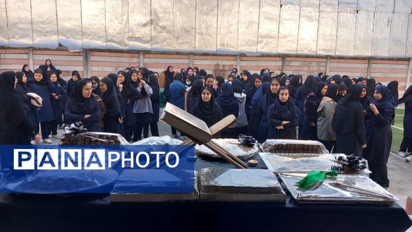 برپایی مراسم عزای فاطمی در مدرسه فاطمیه سیاهکل