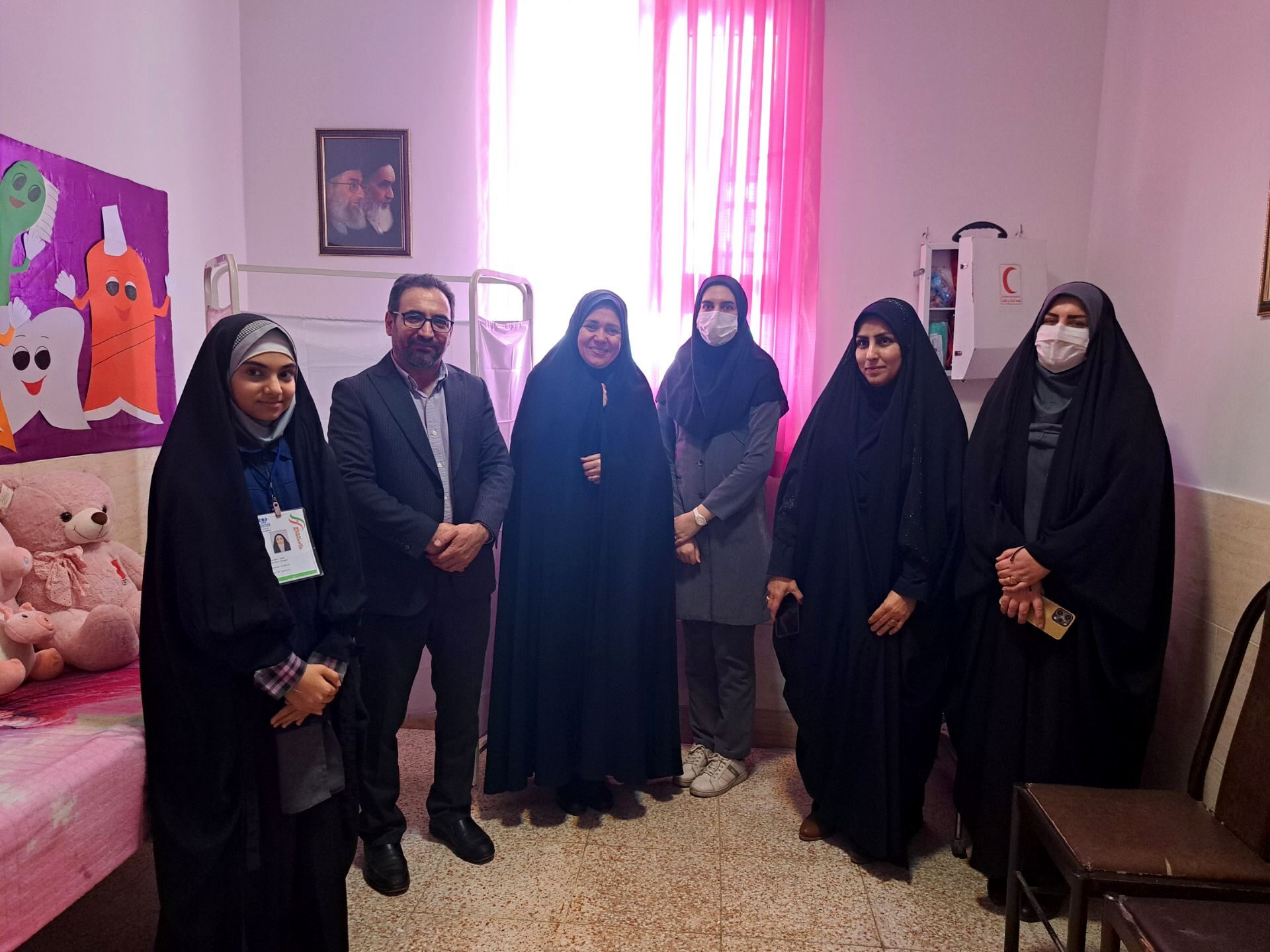 افتتاح اتاق بهداشت در دبستان دخترانه مالک‌ اشتر شهرستان ملارد