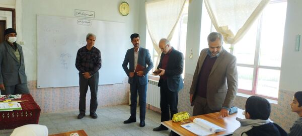 بازدید مدیر آموزش و پرورش گناباد از مدارس روستایی