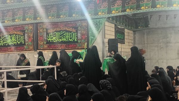 حجله نمادین حضرت قاسم(ع) در سامان