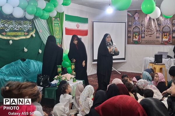 جشن عید غدیر در مسجد علی‌بن موسی‌الرضا خاورشهر 