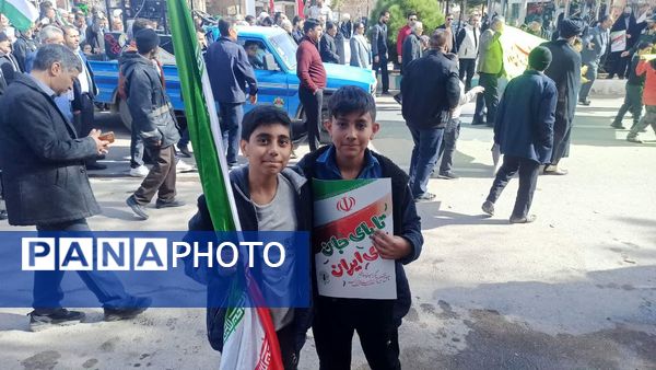 راهپیمایی باشکوه ۲۲ بهمن در کوهبنان