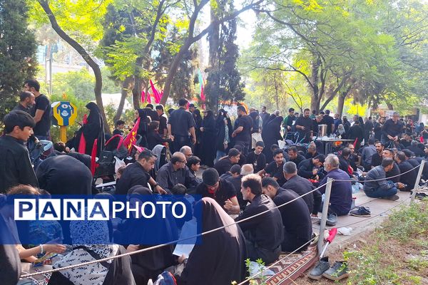 مراسم راهپیمایی جاماندگان اربعین حسینی در شیراز