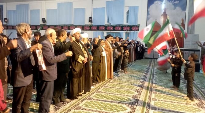 اجتماع باشکوه وحماسی در مصلی امام هادی (ع) پاتاوه 