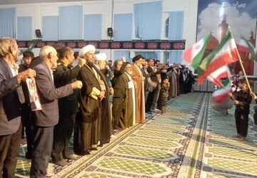 اجتماع باشکوه وحماسی در مصلی امام هادی (ع) پاتاوه 