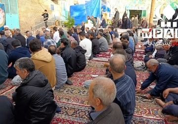 اقامه نماز عید سعید فطر در شهر کهک