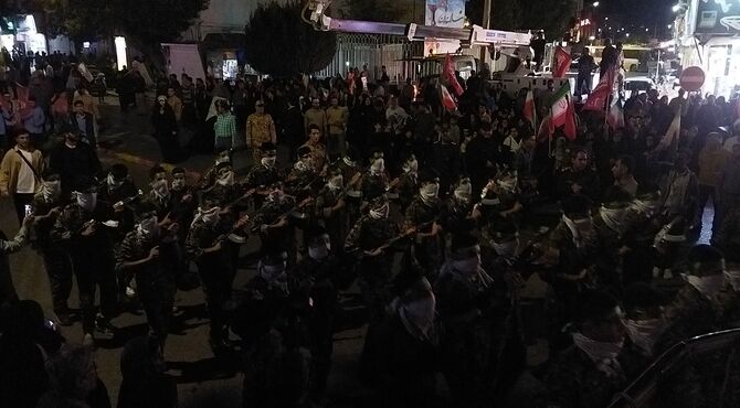 جانفدایان ایران در خیابان امام خمینی نیشابور