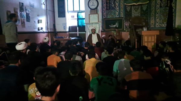 مراسم اعتکاف پسران در مسجد موسی بن جعفر آشخانه 