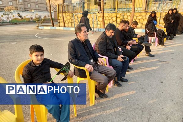 مراسم سوگواری حضرت فاطمه در دبستان هدایت ۲