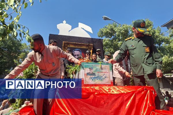 مراسم تشییع پیکر سردار شهید غلامحسین غیب پرور