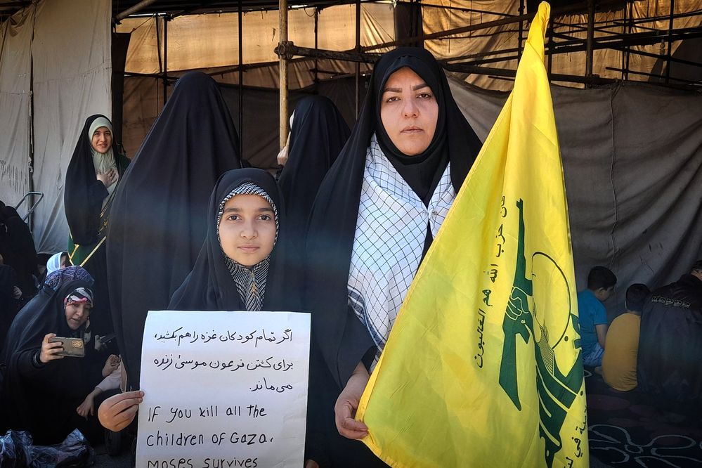 خروش مردم روزه‌دار و انقلابی ملارد در راهپیمایی روز قدس 