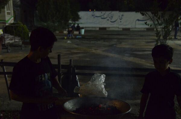 مراسم عزاداری شب پنجم محرم در هیئت فرهنگیان دهه اول محرم