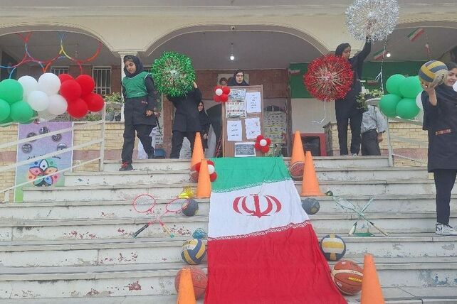  المپیاد ورزشی در مدرسه فاطمیه با هدف ترویج نشاط و شادابی در میان دانش‌آموزان