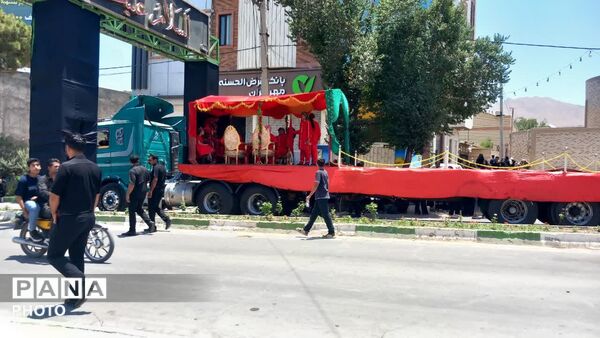 میدان شاه ولی میزبان عزاداران تاسوعا و عاشورای حسینی در تفت بود