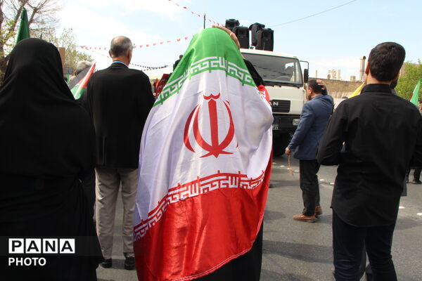 قاب هایی از حماسه آفرینی یزدی ها در روز قدس